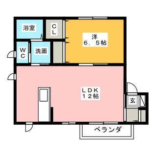 サントル・中嶋【2階】の間取り