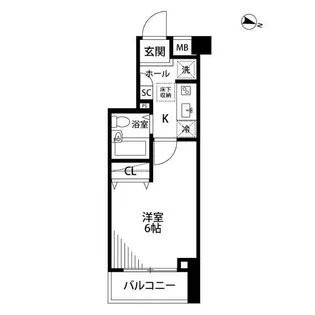 プレール学芸大学参番館【1階】の間取り