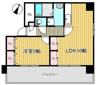 コンヤスビル【6階】の間取り