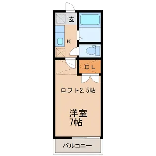 フリーダムヒル白鳥D【1階】の間取り