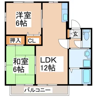 サンヴィレッジ【2階】の間取り