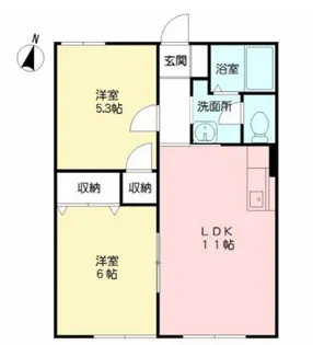 エスポアール上峰 A棟【1階】の間取り