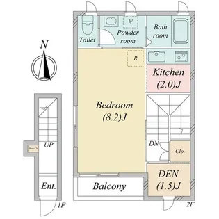 カーネリアン【2階】の間取り