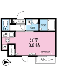 リンデンハウス【1階】の間取り