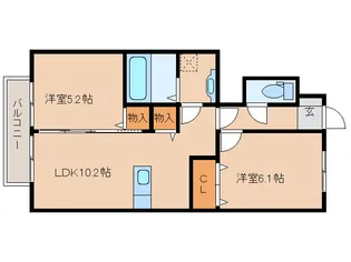 メゾンブランシェIIIの間取り