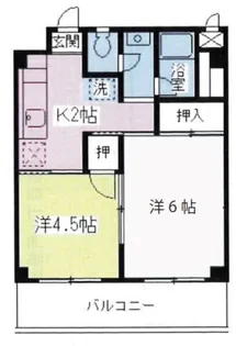 リブレス登戸【2階】の間取り