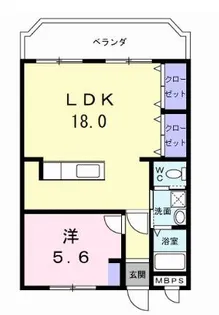 第一三正マンション【2階】の間取り