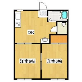 ヴィラリエゾンC【2階】の間取り