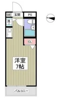 ジョイフル大和南【1階】の間取り