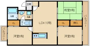 グランドール129【2階】の間取り