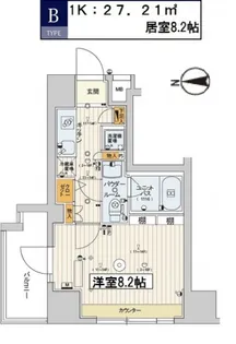 スカイコート江東住吉【13階】の間取り
