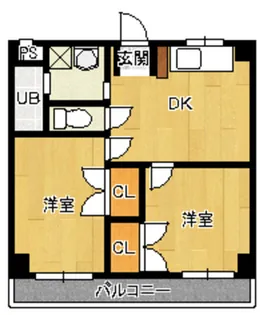 パシフィックモナーク【4階】の間取り