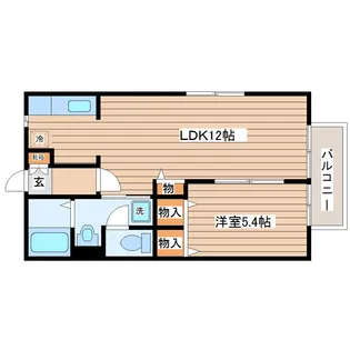 フォルトゥーナ【2階】の間取り