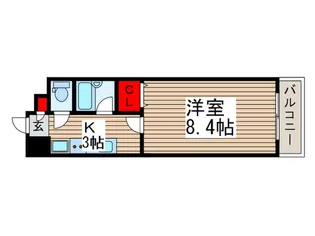 リバーサイドハイツ7号館【2階】の間取り