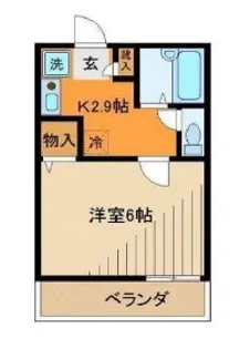 パークメゾン中野坂上【1階】の間取り