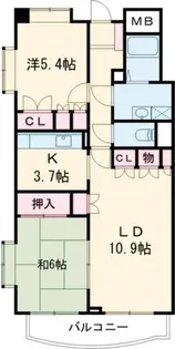 マノワール【1階】の間取り