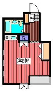 白稜ハイム(定期借家2027年3月31日まで)【2階】の間取り