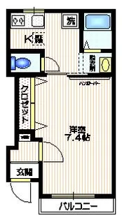 ストークメゾン【1階】の間取り