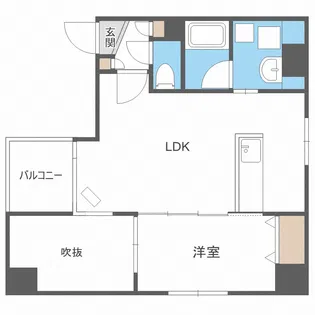 円山シャトー桂和医大前【8階】の間取り