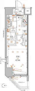 クレイシアIDZ蒲田【9階】の間取り