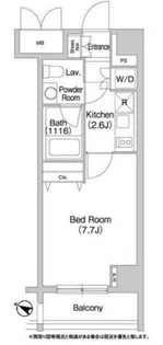 コンフォリア豊洲【4階】の間取り