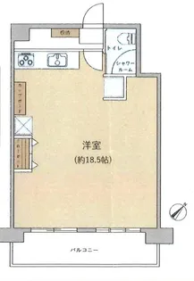 御苑パビリオン【5階】の間取り