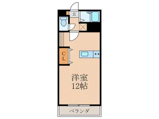 タウンコート陣山【2階】の間取り