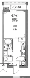 LaLa nishiazabu【3階】の間取り