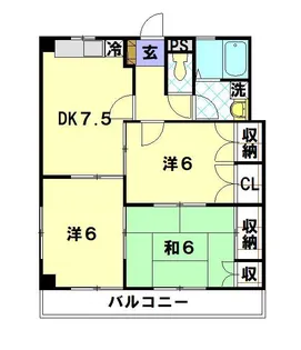 下道BLD【3階】の間取り