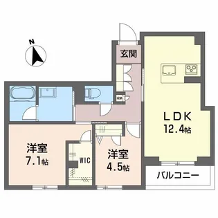 アンティーム【3階】の間取り