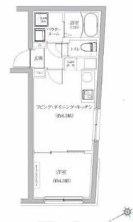 ベルシードステアー練馬北町【2階】の間取り