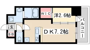 セレニテ江坂アリア【4階】の間取り