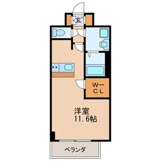 プレサンス THE 栄【13階】の間取り