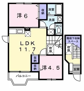 グリーンエル【2階】の間取り