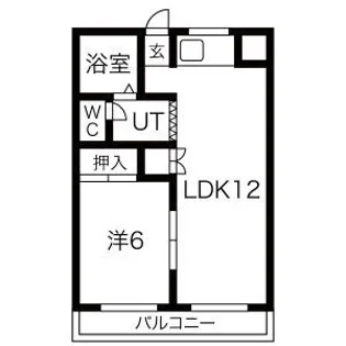 フラットイン【3階】の間取り