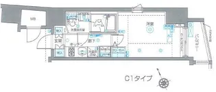ZOOM恵比寿【2階】の間取り