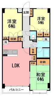 厚木・コアラマンション【1階】の間取り