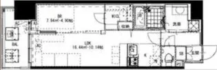 Alivis桜川【15階】の間取り