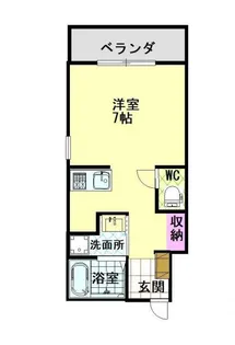 メゾンカルム【3階】の間取り