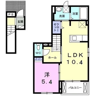 マロニエ【2階】の間取り