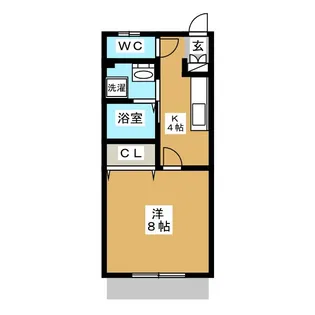 フォレスト【2階】の間取り