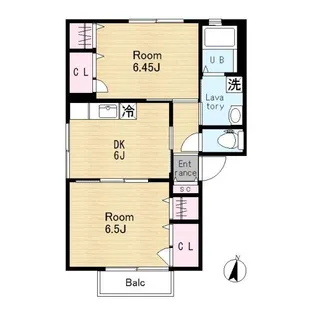DIAS UA【2階】の間取り