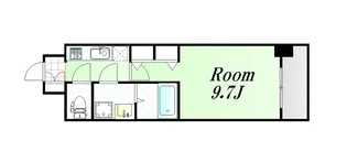 セイル淀屋橋【3階】の間取り