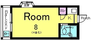 グランパイン【1階】の間取り