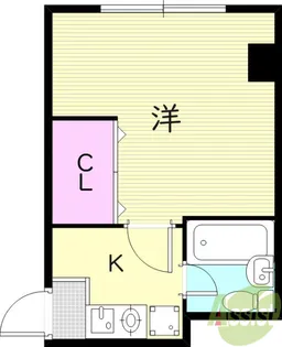 良本三川口マンション【2階】の間取り