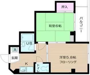 ロフティーハーモニー亀有【3階】の間取り