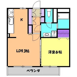 L Abri【2階】の間取り