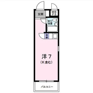 ノイエス南行徳【1階】の間取り