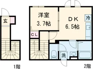 アーバンハウス小島【2階】の間取り