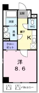 ロン・リッシュ【4階】の間取り